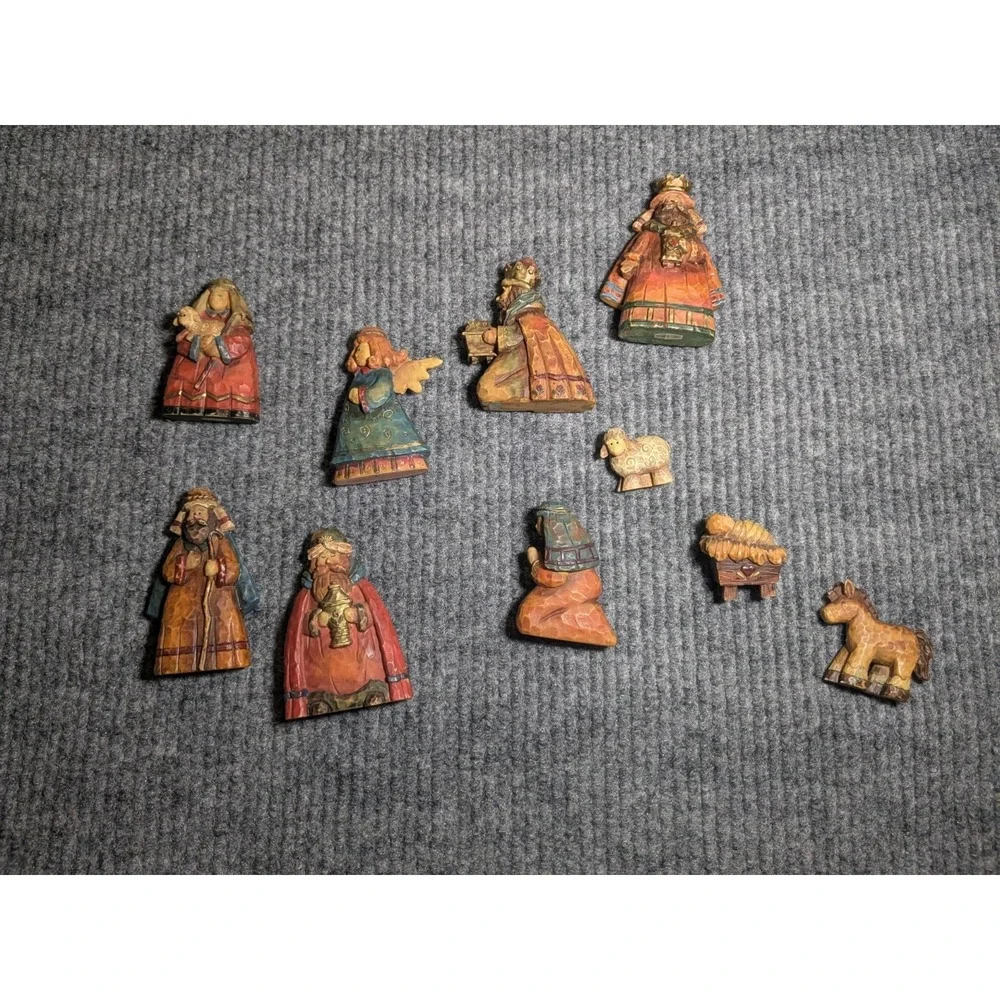Vintage 2002 Complete Nativity‎ Set